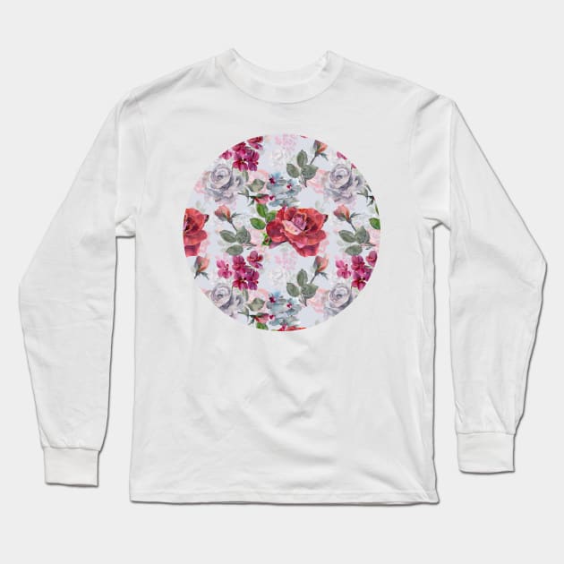 VINTAGE ROSES Long Sleeve T-Shirt by Irina_Reznikova